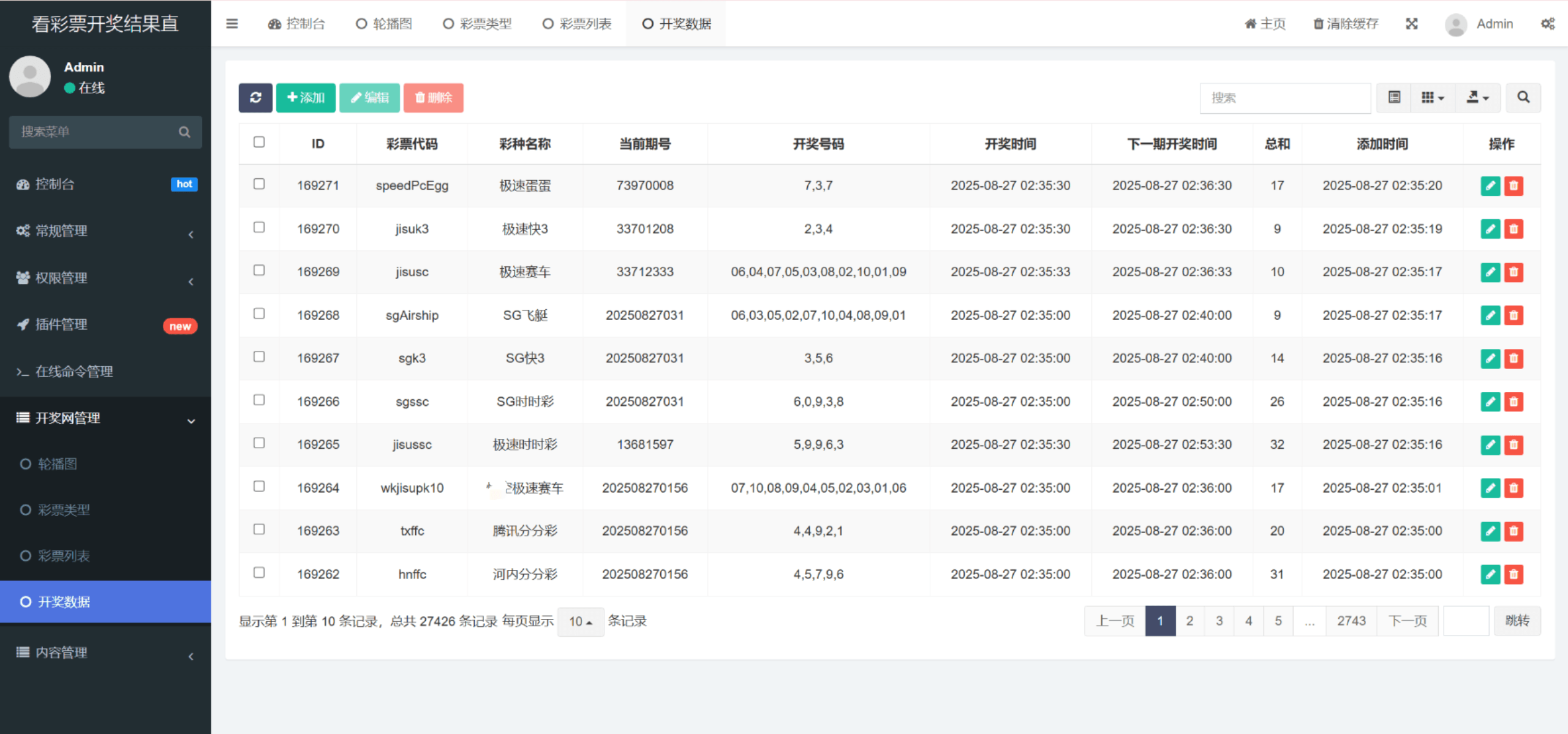 后台操作展示 2