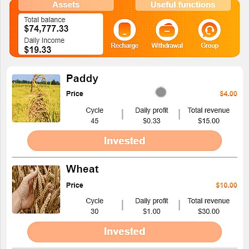 Demo Ck海外农产品投资理财源码